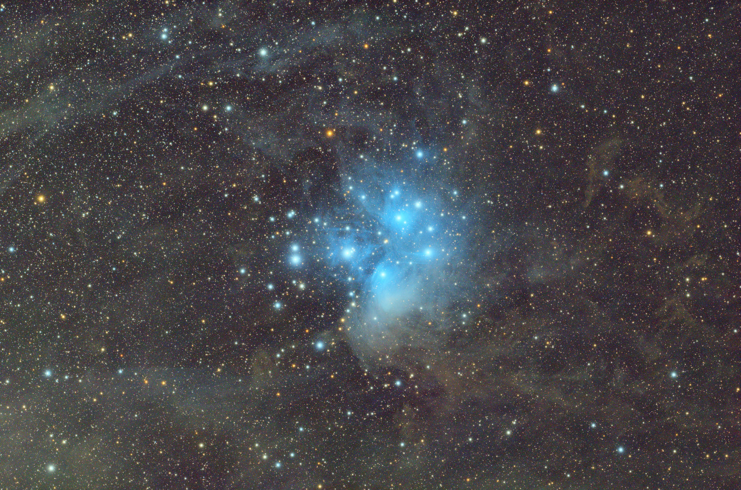 SJH-75UF sample image — M45 Pleiades