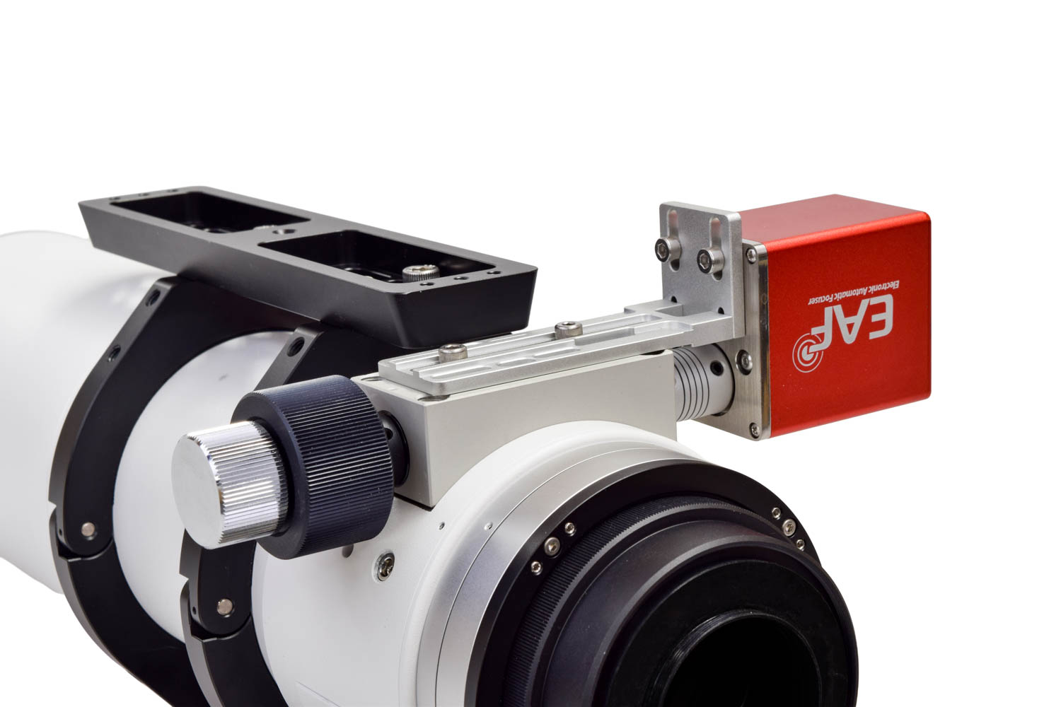SJH-75UF with third-party motorized focuser (ZWO EAF) attached
